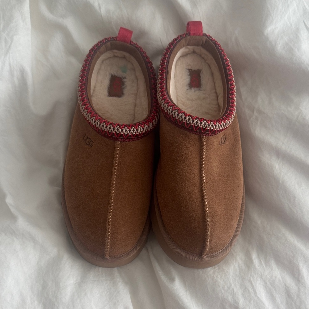 UGG Chestnut Suede Slip-On Clog